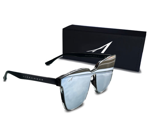 ALEXANDER Premium Chic Polarized Sunglasses - Black/Silver