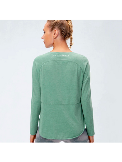 ALEXANDER Women’s Performance Long Sleeve Shirt - Pistachio Green
