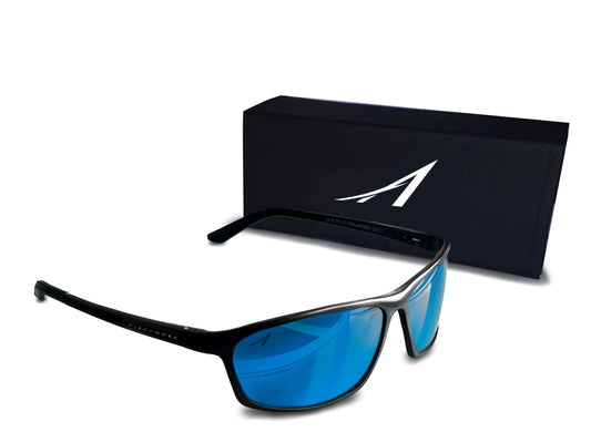 ALEXANDER Metal Sportsman Polarized Sunglasses - Sapphire