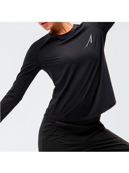 ALEXANDER Women’s Performance Long Sleeve Shirt - Ultra Black
