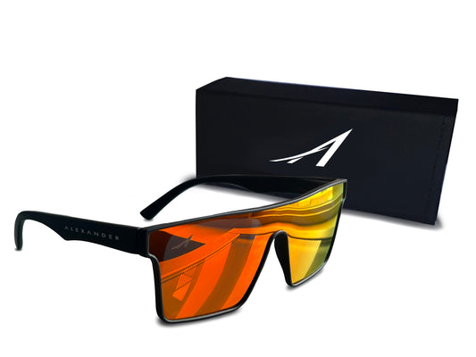 ALEXANDER Future Sport Polarized Sunglasses - Red Mirror