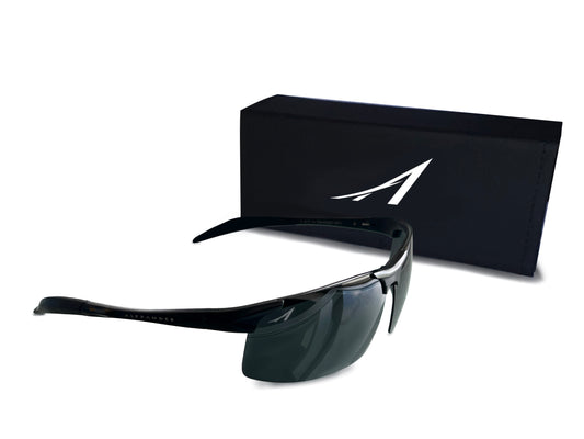 ALEXANDER Performance Sport Metal Polarized Sunglasses - Jet Black