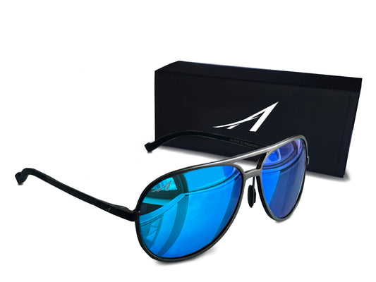 ALEXANDER Next Generation Polarized Aviator Sunglasses - Sapphire