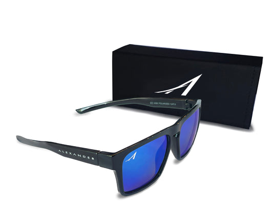 ALEXANDER Premium Sport Polarized Sunglasses - Blue Mirror
