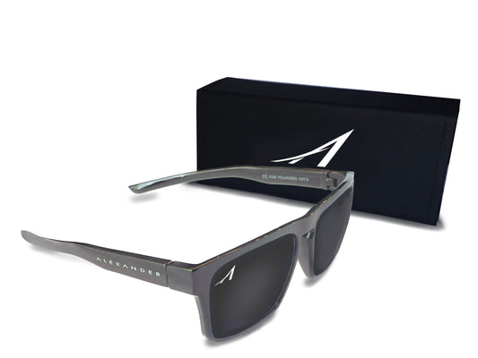 ALEXANDER Premium Sport Polarized Sunglasses - Clear Grey
