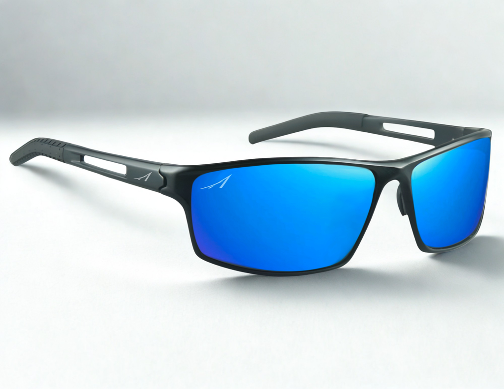 Alexander Metal Wrap Polarized Sunglasses