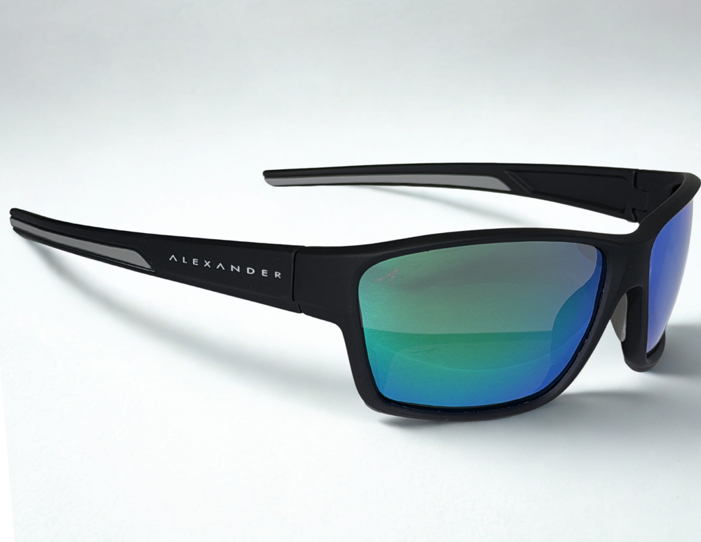 Alexander Wide Wrap Polarized Sunglasses