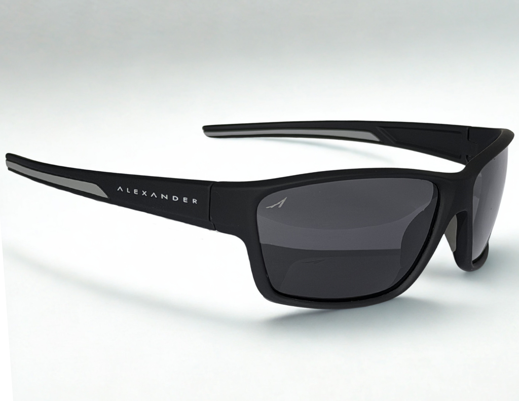 Alexander Wide Wrap Polarized Sunglasses