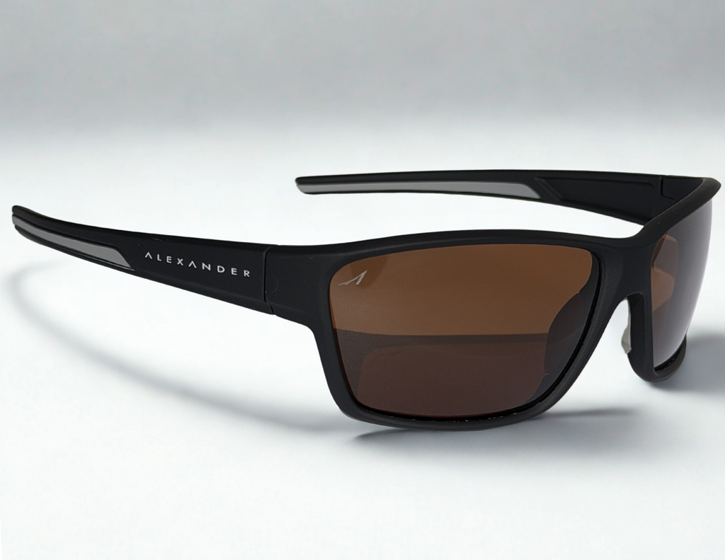 Alexander Wide Wrap Polarized Sunglasses